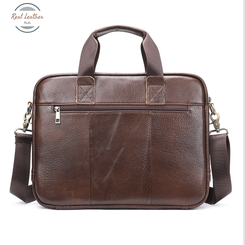 Genuine Leather 14 Inches Laptop Bag / Briefcase