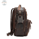 Genuine Leather 15.6 Large Capacity Vintage Backpack Backpacks