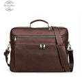 Genuine Leather 15 Briefcase Laptop Bag