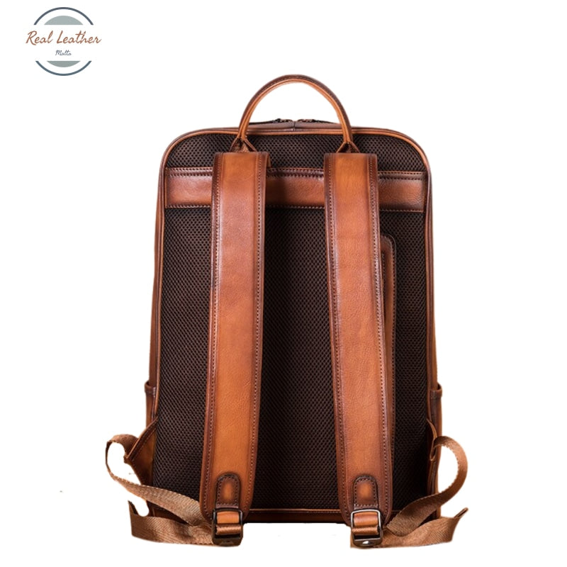 Genuine Leather 15-Inch Laptop Bag / Backpack