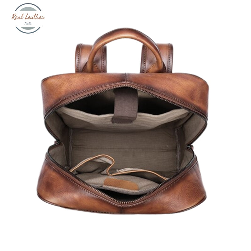 Genuine Leather 15-Inch Laptop Bag / Backpack