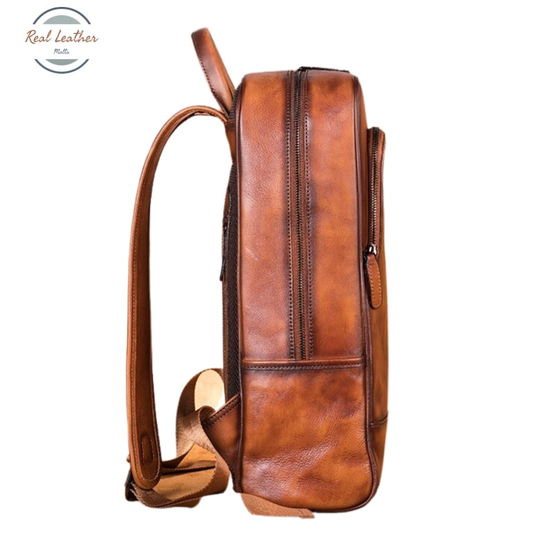 Genuine Leather 15-Inch Laptop Bag / Backpack