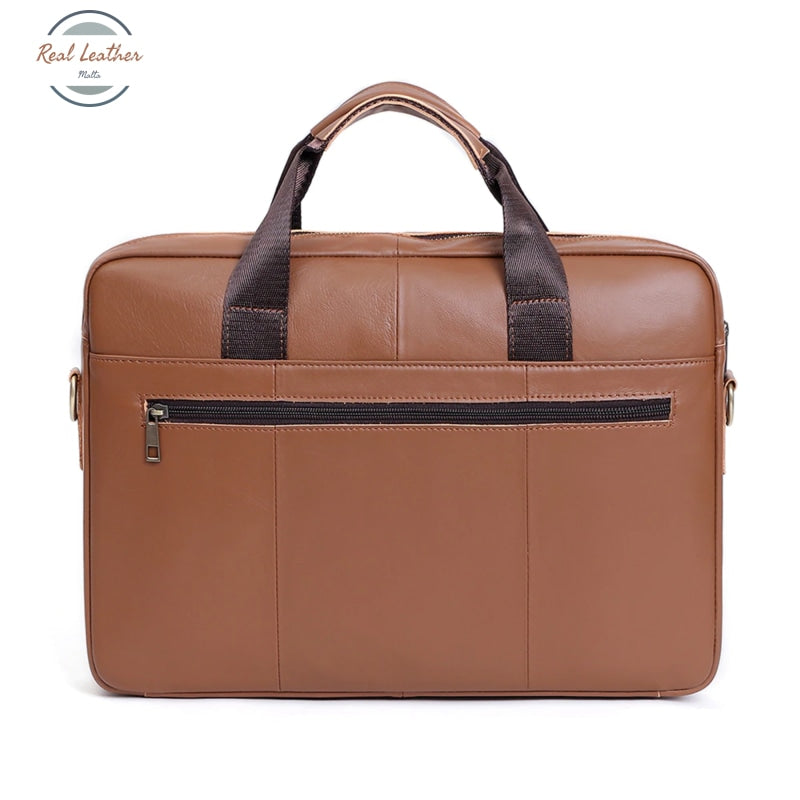 Genuine Leather 16 Inch Laptop Bag For Men Briefcases