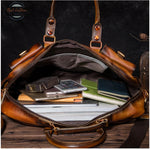 Genuine Leather 16 Men Laptop Bag