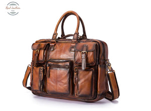 Genuine Leather 16 Men Laptop Bag