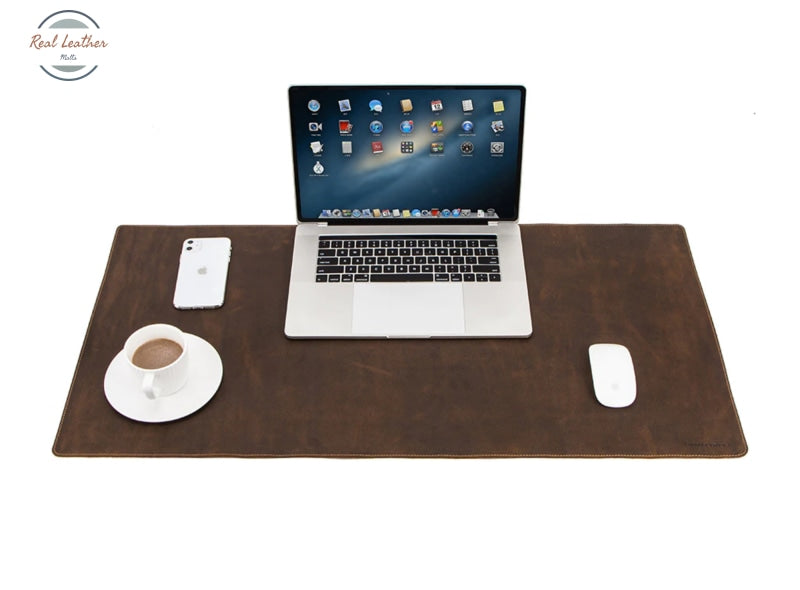 Genuine Leather Anti-Slip Mouse Pad For Computer