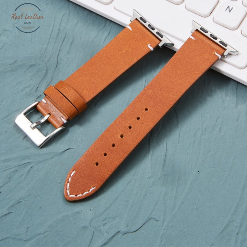 Genuine Leather Apple Watch Band Strap Bands