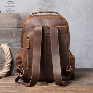 Genuine Leather Backpack Backpacks