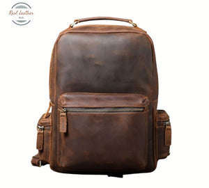 Genuine Leather Backpack Backpacks