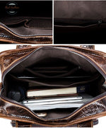 Genuine Leather Backpack - Crocodile Bags