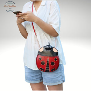 Genuine Leather Beetle Bag