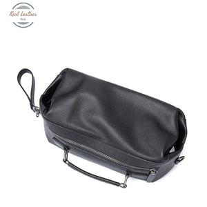 Genuine Leather Black Casual Crossbody Bag Bags