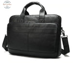 Genuine Leather Laptop Bag For 15.6 Inch