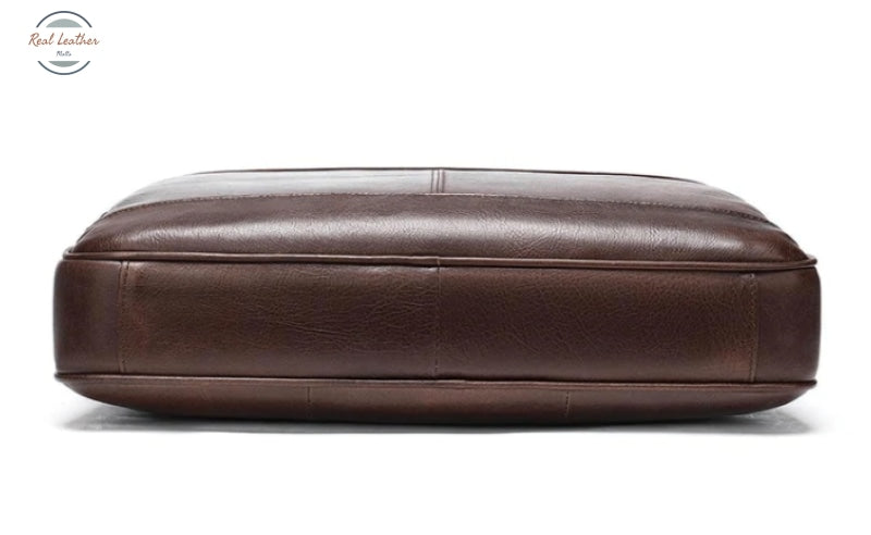 Genuine Leather Laptop Bag For 15.6 Inch