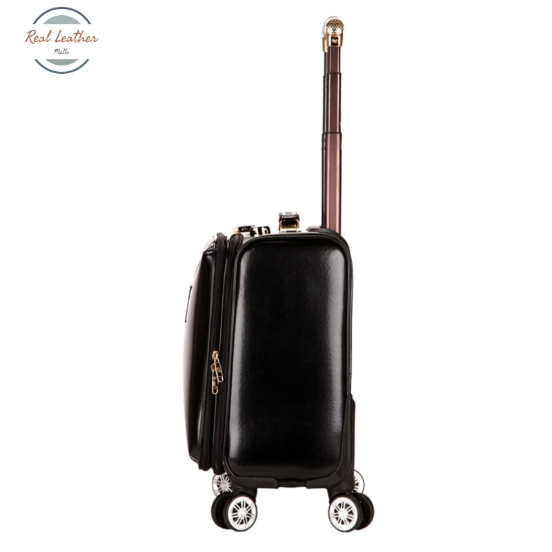 Genuine Leather Business Travel Suitcase Suitcases