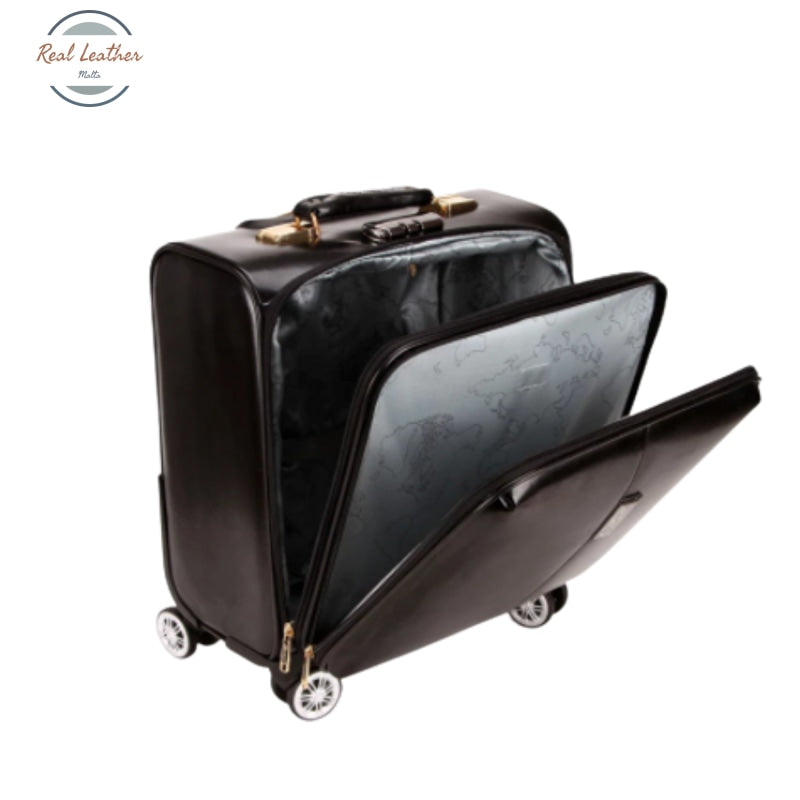 Genuine Leather Business Travel Suitcase Suitcases