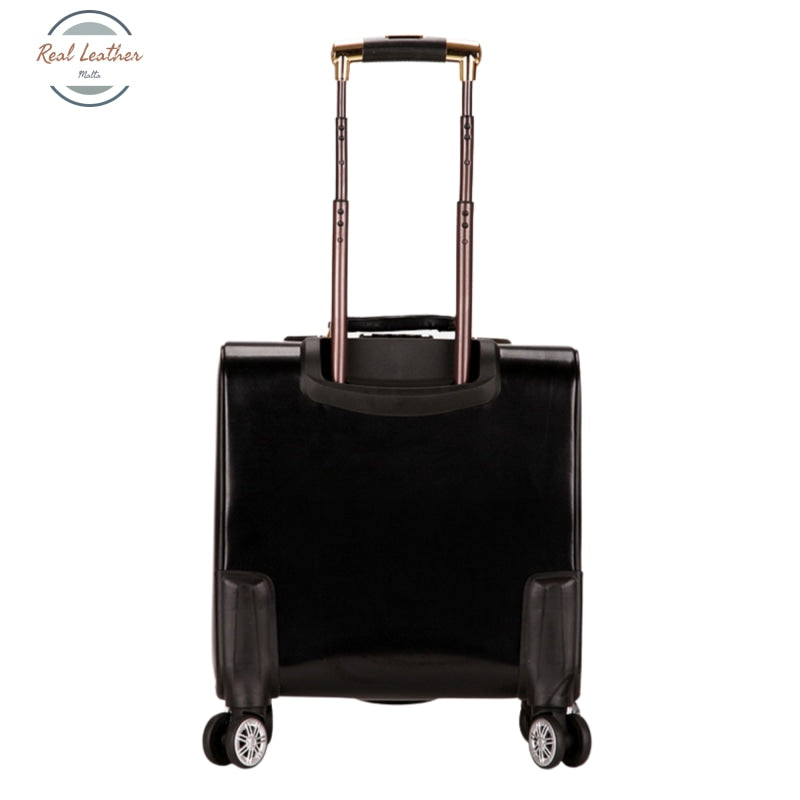 Genuine Leather Business Travel Suitcase Suitcases