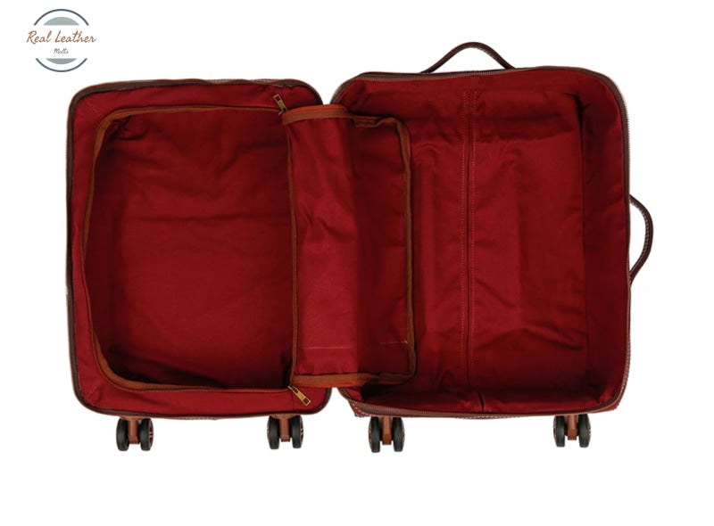 Genuine Leather Cabin Size Luggage Bag & Bags