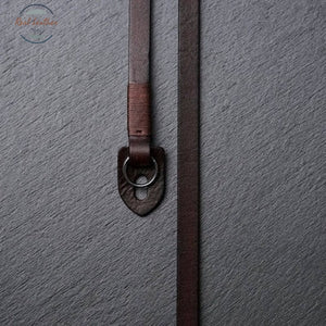 Genuine Leather Camera Strap Deep Coffee