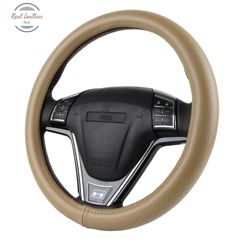 Genuine Leather Car Steering Wheel Cover Wheel