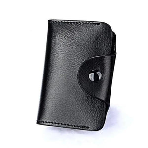 Genuine Leather Card Holder / Wallet Black Wallets