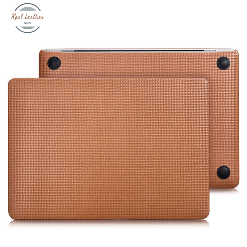 Genuine Leather Case For Macbook Air Pro Brown / 13 A2289 A2251