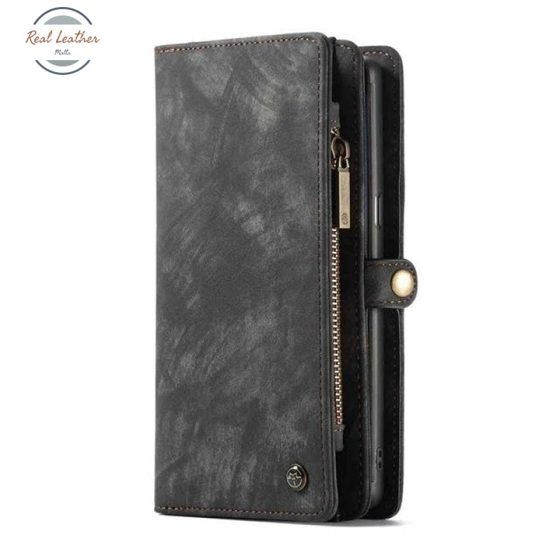 Genuine Leather Case Samsung For A20E / Black Phone Cases