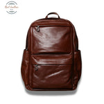 Genuine Leather Casual Backpack