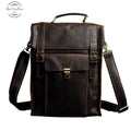 Genuine Leather Casual Convertible Backpack