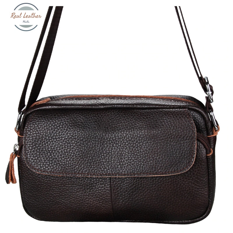 Genuine Leather Casual Shoulder Bag