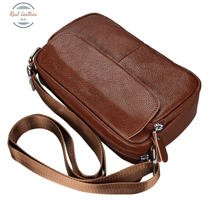 Genuine Leather Casual Shoulder Bag