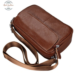 Genuine Leather Casual Shoulder Bag