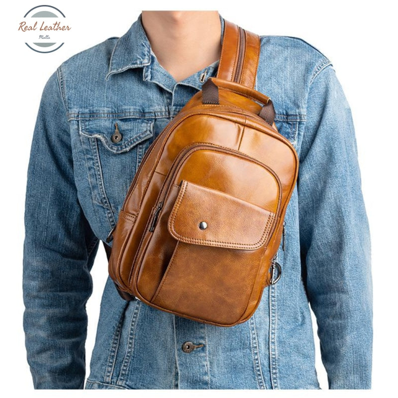 Genuine Leather Convertible Mini Backpack Backpacks