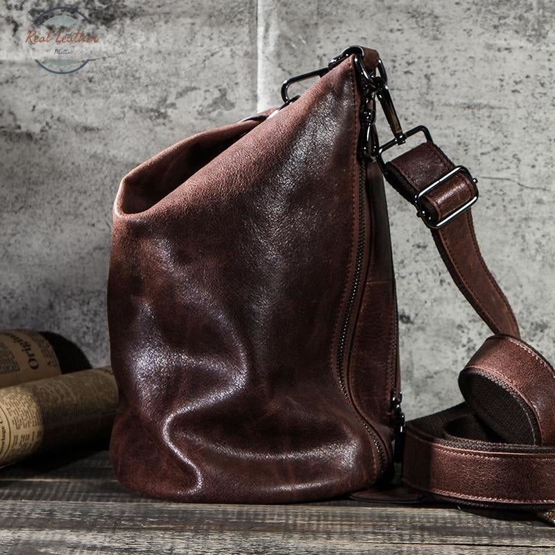 Genuine Leather Crossbody Bag