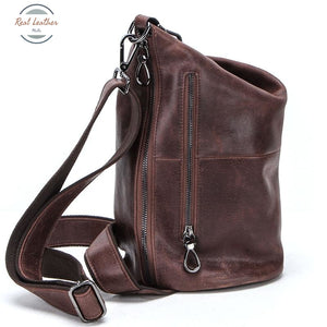 Genuine Leather Crossbody Bag