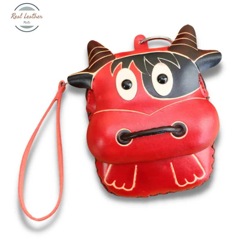 Genuine Leather Cute Calf Coin Purse