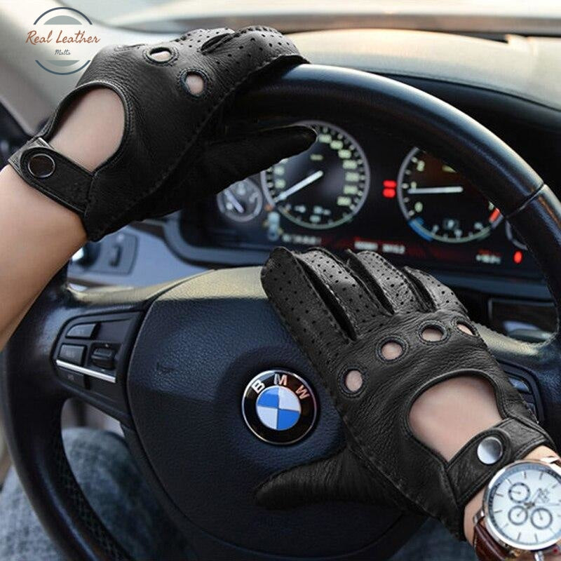 Genuine Leather Deerskin Gloves