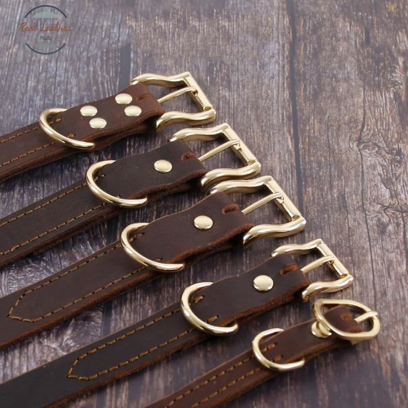 Genuine Leather Dog Collar Collars