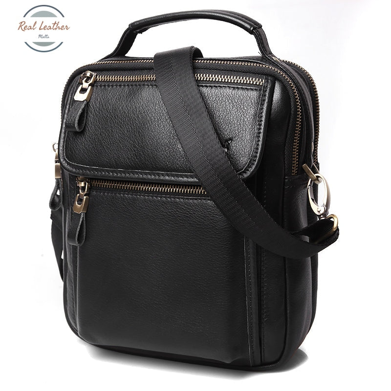 Genuine Leather Flap Casual Shoulder Bag
