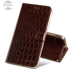 Genuine Leather Flip Case For Iphone