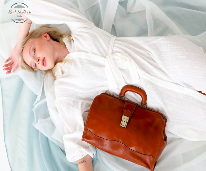 Genuine Leather Full Grain Doctors Bag