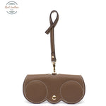 Genuine Leather Glasses Case For Women Clay