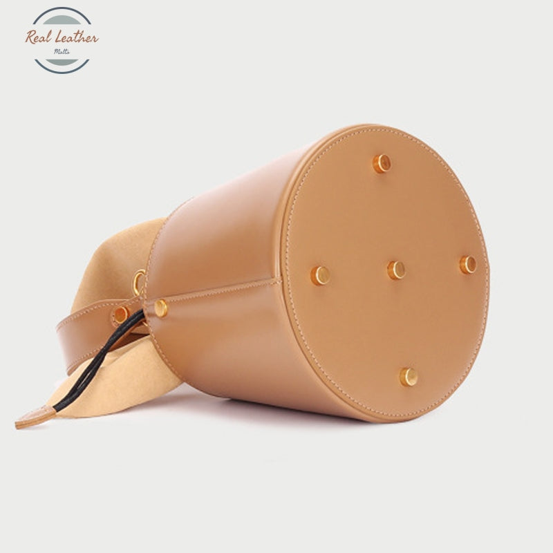 Genuine Leather Ladies Bucket Bag Handbags