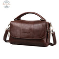 Genuine Leather Ladies Designer Clutch Handbag Coffee Bags