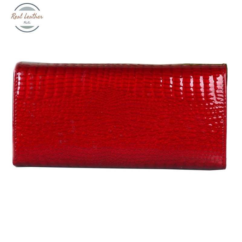 Genuine Leather Ladies Long Wallet Purse