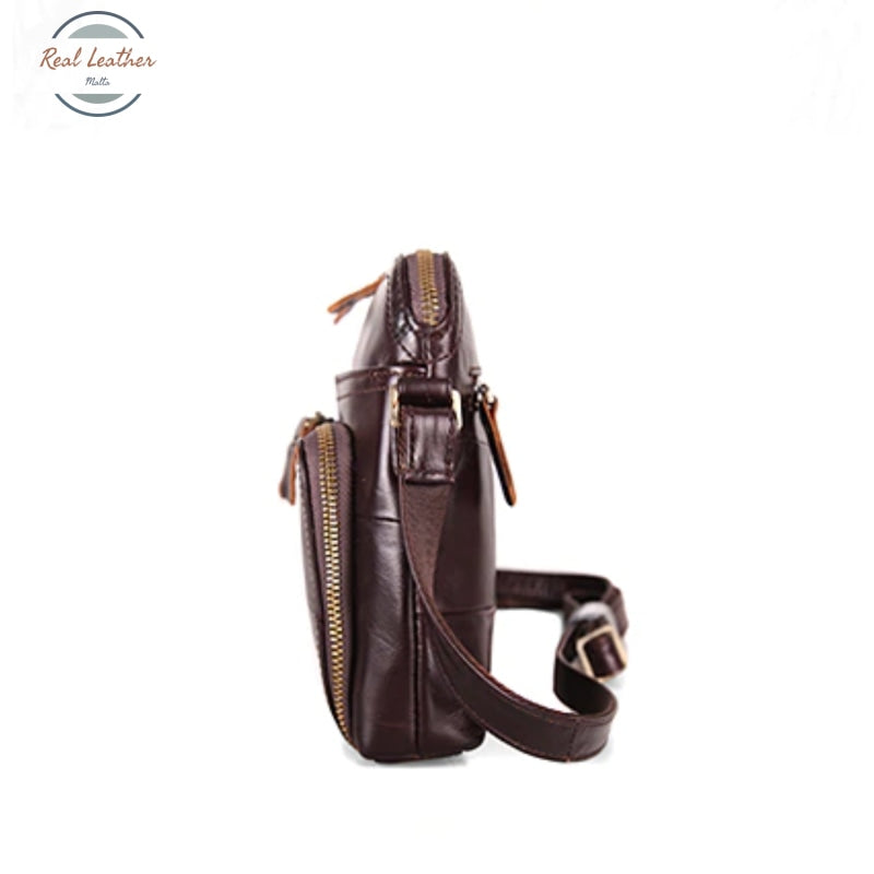 Genuine Leather Ladies Multipocket Slim Shoulder Bag Bags