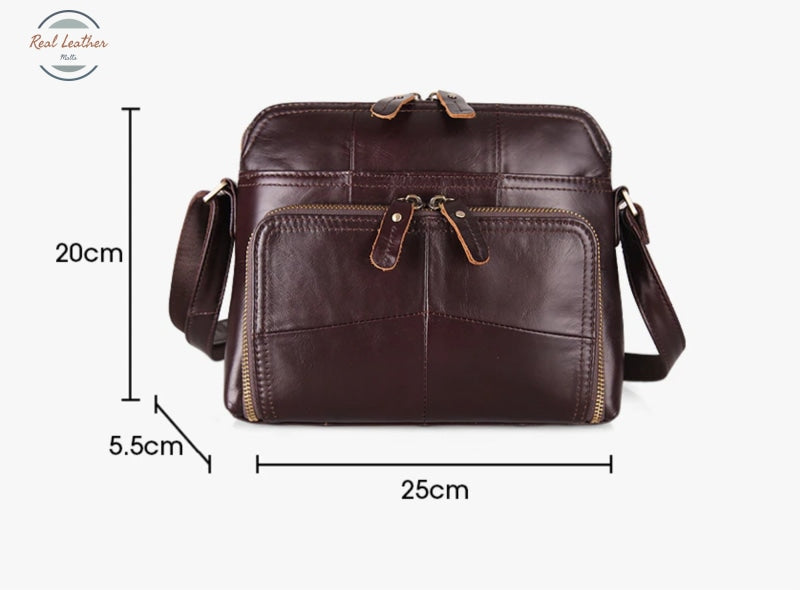Genuine Leather Ladies Multipocket Slim Shoulder Bag Bags
