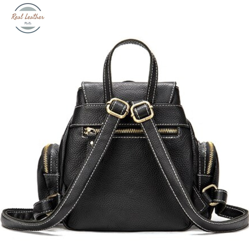 Genuine Leather Ladies Travel Rucksack