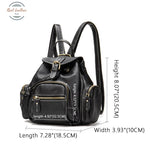 Genuine Leather Ladies Travel Rucksack
