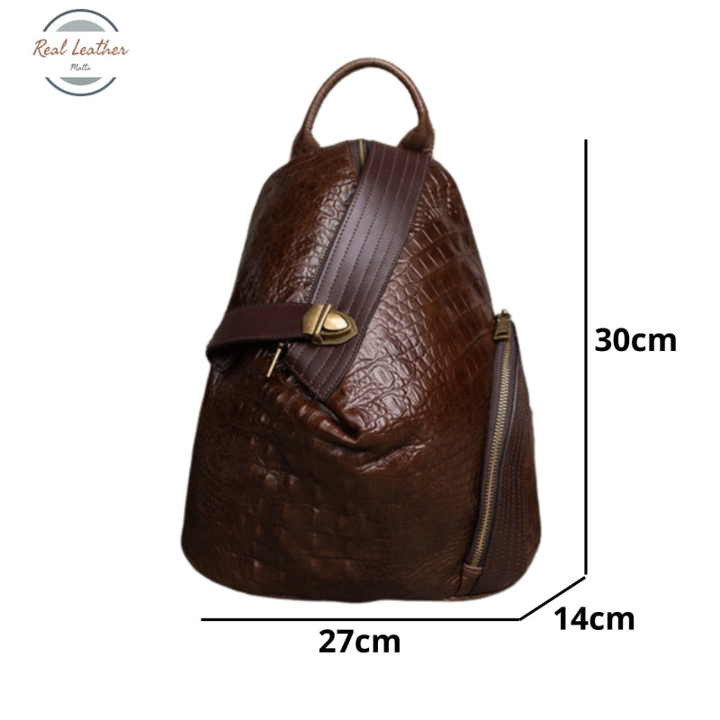 Genuine Leather Ladies Vintage Backpack Backpacks